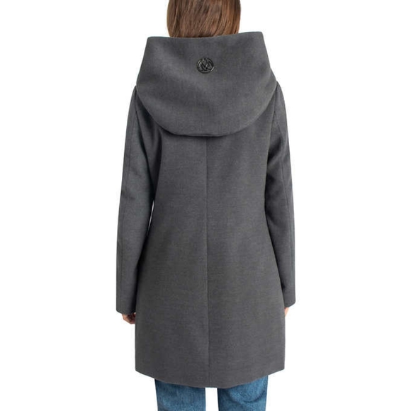 Ellabee Women's Faux Wool Jacket- XXL Gray - Picture 3 of 6